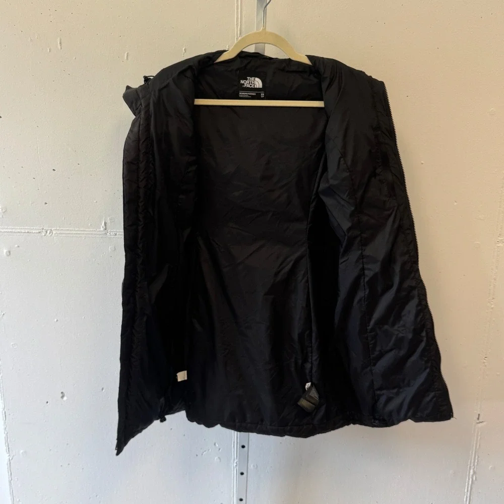 The North Face Gotham Down Parka Jacket Black 550 Fill Hooded Womens XS NF0A35BV